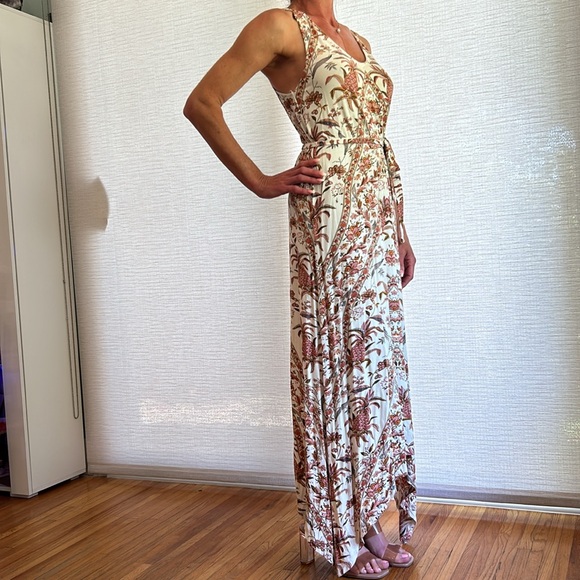 Never worn. NWT lucky Brand Day floral dress S, Minor flow at belt - Picture 3 of 6